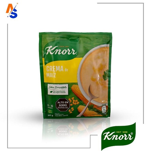 Mezcla para Preparar Crema de Maíz Knorr (Sobre) 60 gr