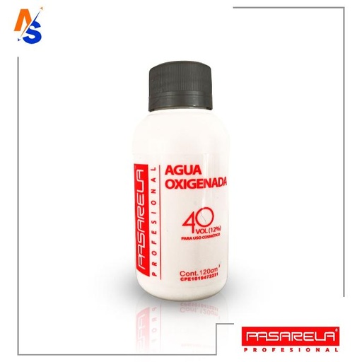 Agua Oxigenada en Crema para Uso Cosmético Pasarela 40 Vol (12%) 120 cm³