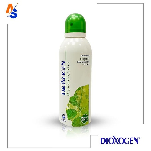 Desodorante en Aerosol Hipoalergénico (Original) Todo Tipo de Piel Dioxogen 175 ml