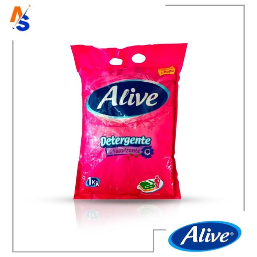 Detergente (con Suavizante) Alive 1 Kg