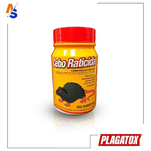 Cebo Raticida Plagatox 150 gr (Uso Doméstico)