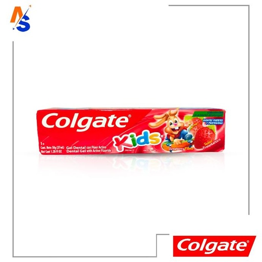 Gel Dental con Flúor Activo (Sabor a Fresa) Colgate Kids 50 gr/37 ml