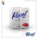 Papel Higiénico Calidad Extra Suave (300 Hojas) Rosal Plus (04 Rollos x Paquete)