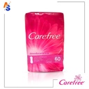 Protectores Diarios (Desodorante) Carefree (60 Unidades x Paquete)