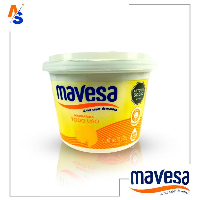 Margarina Todo Uso (Sin Grasas Trans) Mavesa 500 gr