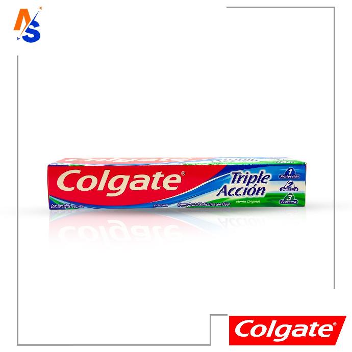 Crema Dental Anticaries con Flúor (Triple Acción) Colgate 60 ml
