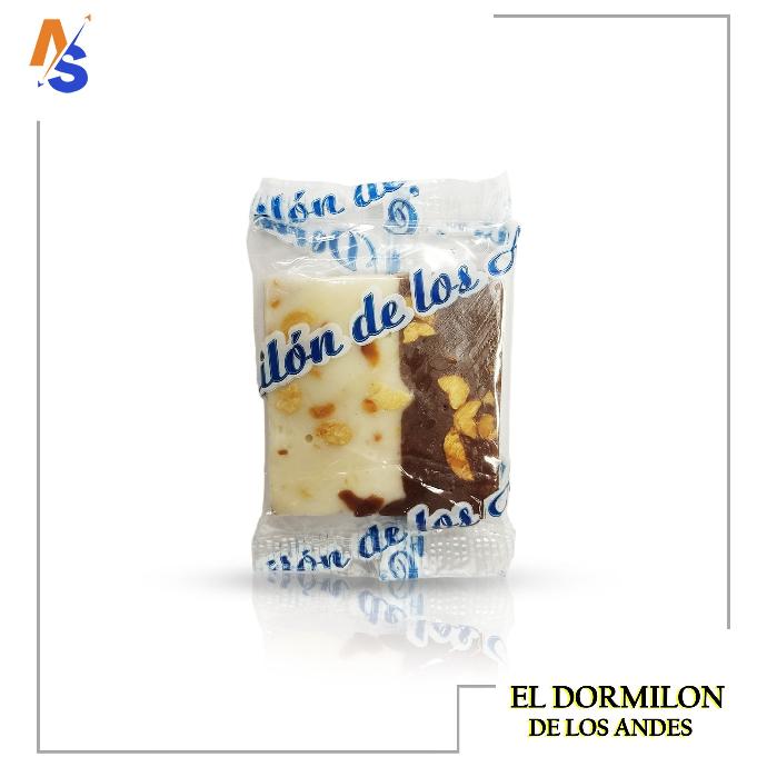 Turrón (Blanco y Chocolate) con Maní Dulceria El Dormilón de los Andes
