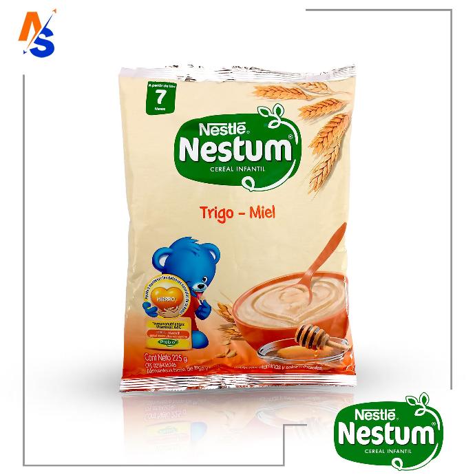 Cereal Infantil Enriquecido Trigo-Miel (Nestum) Nestlé 225 g