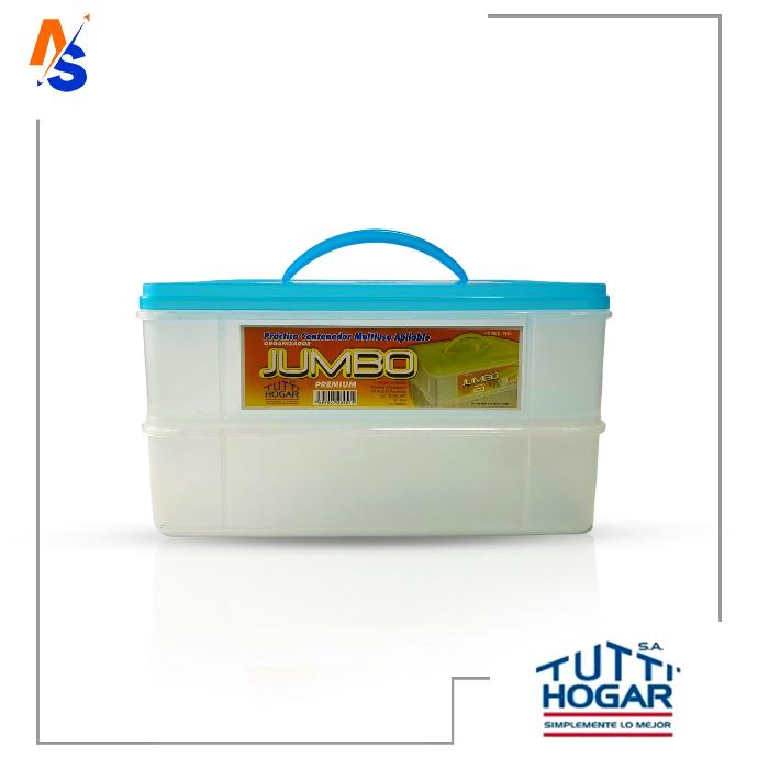 Organizador Multiuso Apilable (Jumbo Premium) P552 Tutti Hogar