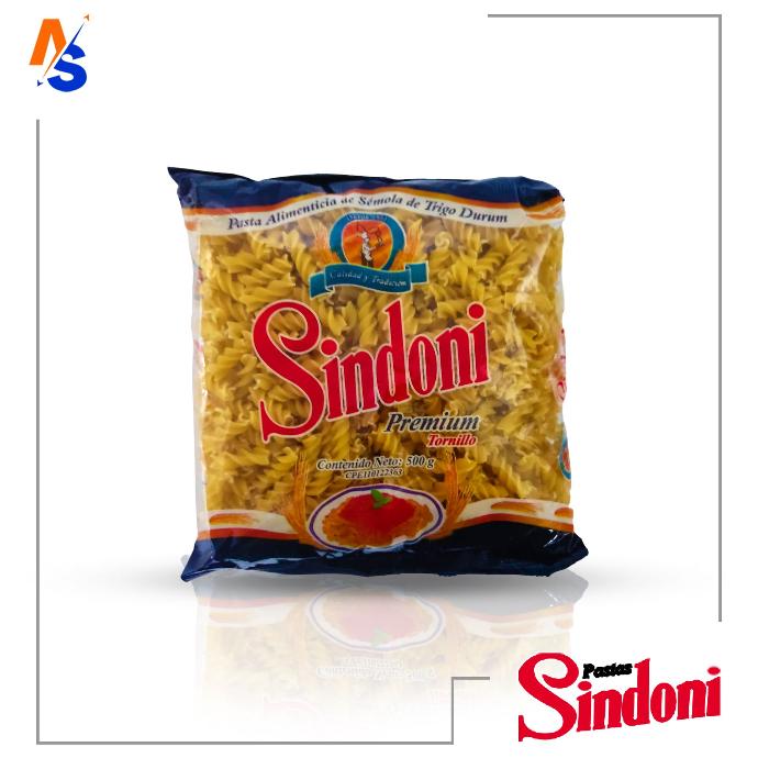 Pasta (Tornillo) Premium Sindoni 500 gr