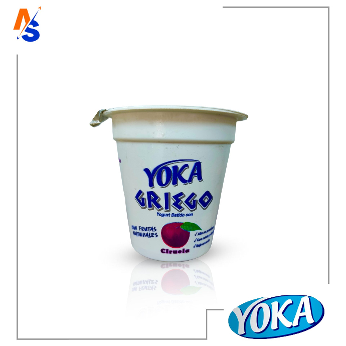 Yogurt Batido Griego con (Ciruela) Yoka 150 gr