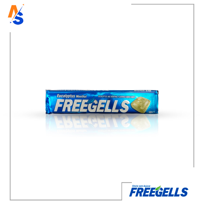 Caramelos Duros Sabor a (Eucalipto y Mentol) Freegells 27,9 gr