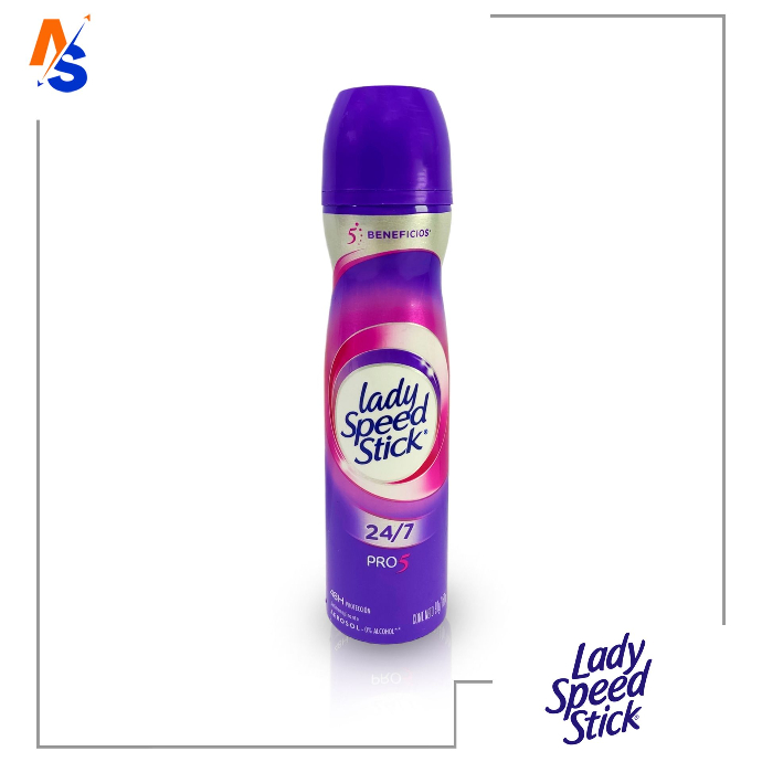 Desodorante en Aerosol Antitranspirante 24/7 Pro 5 Lady Speed Stick 91 gr/ 150 ml