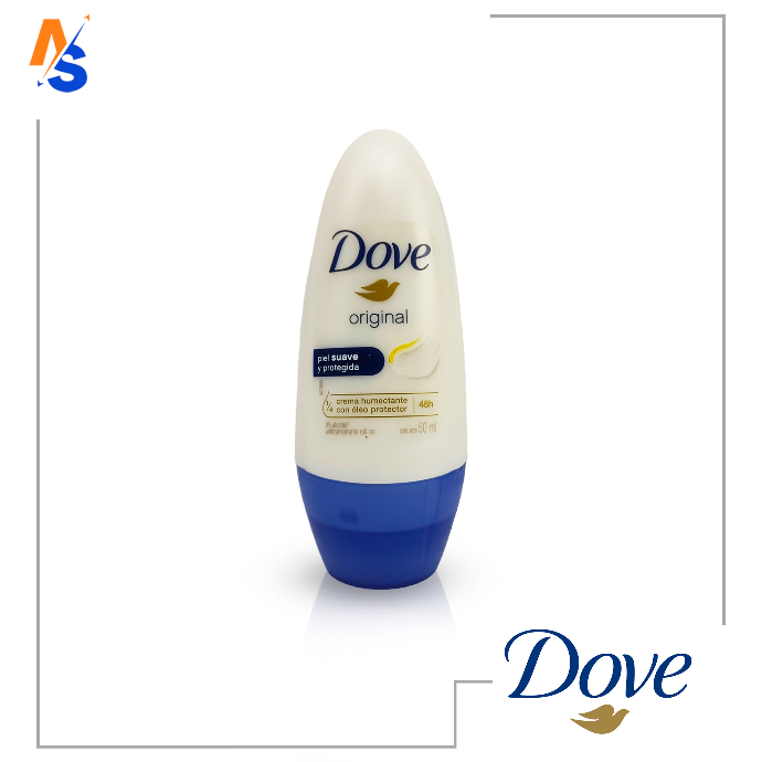 Desodorante Antitranspirante Roll-On (Original) Dove 50 ml