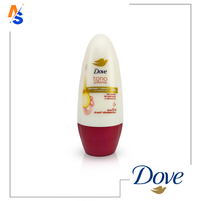 Desodorante Antitranspirante Roll-On (Tono Uniforme) Dove 50 ml