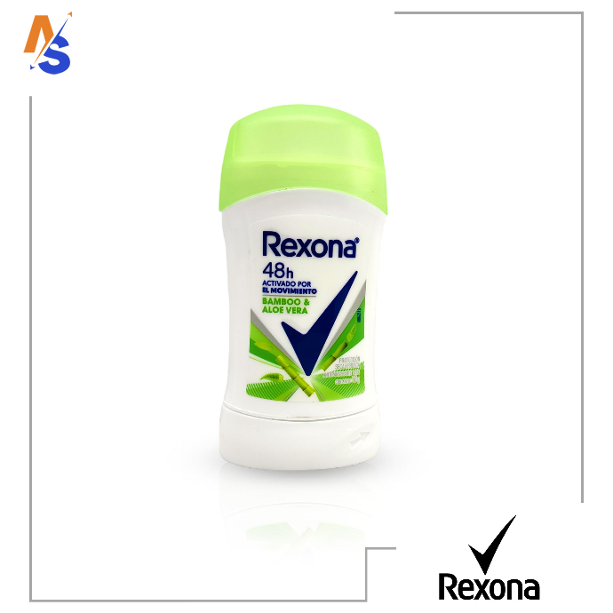 Desodorante en Barra Antitranspirante (Bamboo & Aloe Vera) Rexona 50 gr