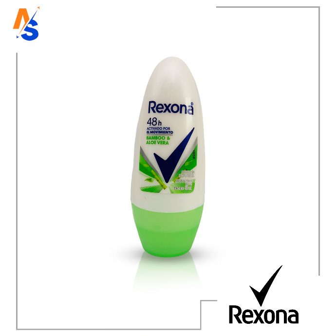 Desodorante Antitranspirante Roll-On (Bamboo & Aloe Vera) Rexona 50 ml