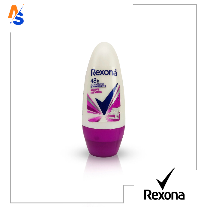 Desodorante Antitranspirante Roll-On (Active Emotion) Rexona 50 ml