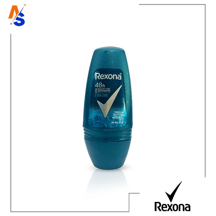 Desodorante Antitranspirante Roll-On (Xtra Cool) Rexona 50 ml