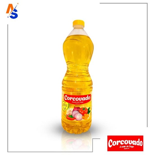 Aceite de Soya Corcovado 900 ml (Contiene Omega 3 y 6)