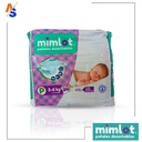 Pañales para Bebés Talla P (3 - 6 Kg) Mimlot (24 Unidades x Paquete)