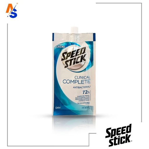 [7501033204258] Desodorante Antitranspirante en Crema Clinical Complete (Dry) Speed Stick 9 gr