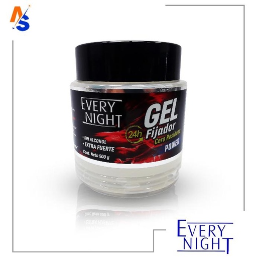 [7590005168285] Gel Fijador Cero Residuos Power Every Night 500 gr