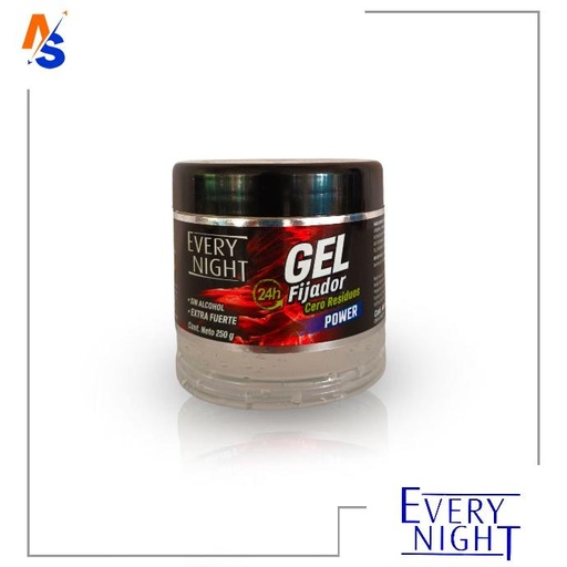 [7590005168247] Gel Fijador Cero Residuos (Power) Every Night 250 gr