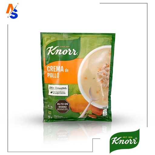 [8886467052828] Mezcla para Preparar Crema de Pollo Knorr (Sobre) 60 gr