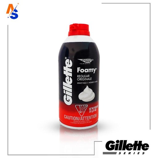 [ 047400240407] Espuma de Afeitar Foamy Regular Original Gillette 311 gr