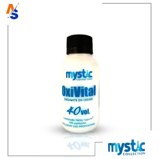[7592772000386] Oxidante (Agua Oxigenada) en Crema OxiVital Mystic 40 Vol 120 cm³