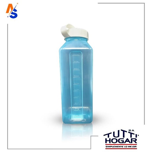 [7594001261537] Botella Clear P-518 Tutti Hogar 1 Lt (Varios Colores)