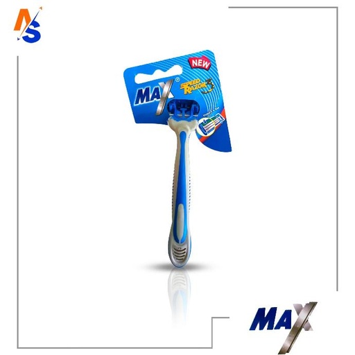 [6924565922000] Afeitadora Desechable Azul Max Speed Razor 3 (1 unidad)