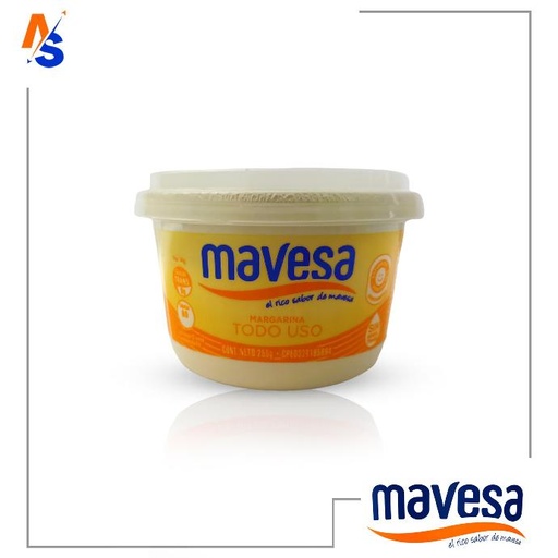 [75930868] Margarina Todo Uso (Sin Grasas Trans) Mavesa 250 gr