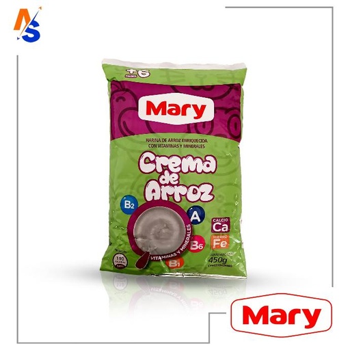 [7591473006734] Crema de Arroz Enriquecida Mary 450 gr