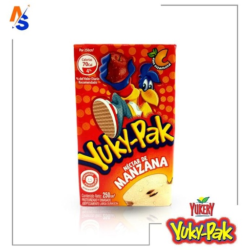 [7591031002673] Néctar de Manzana Yuky-Pak 250 cm³