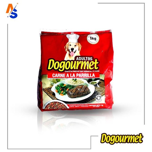 [7591002300531] Alimento para Perros Adultos Carne a la Parrilla Dogourmet 1 Kg