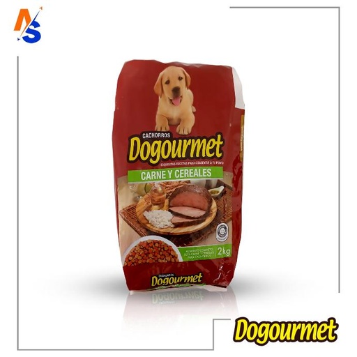 [7591002300425] Alimento para Perros Cachorros Carnes y Cereales Dogourmet 2 Kg