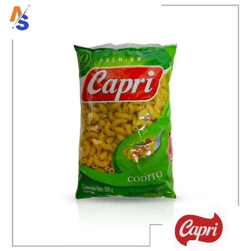 [7591151052176] Pasta Premium (Codito) Capri 500 gr