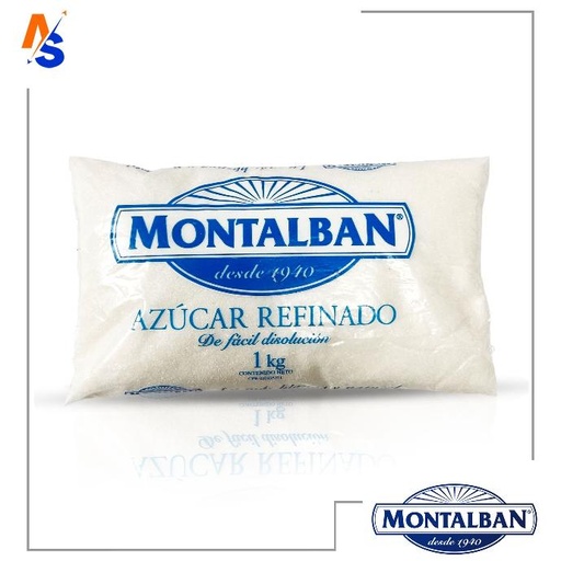 [7591357020405] Azúcar Refinado Montalban 1 Kg