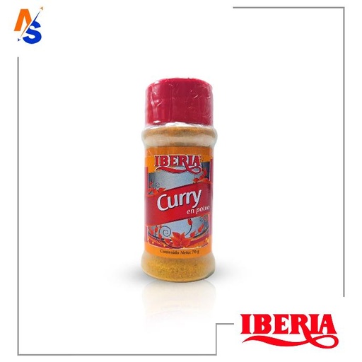 [7591221010433] Curry en Polvo Iberia 70 gr