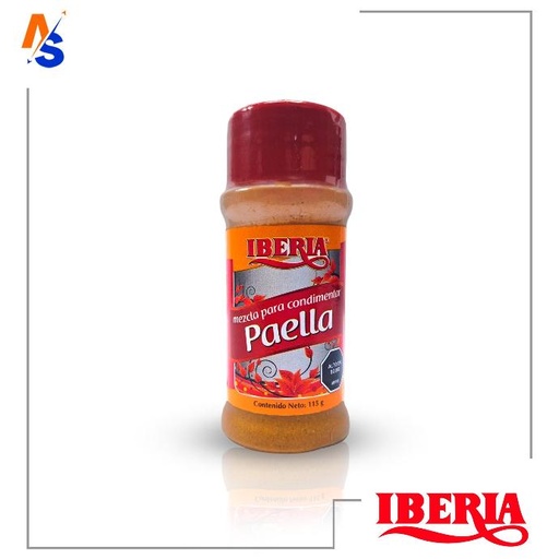 [7591221001080] Mezcla para Condimentar Paella Iberia 115 gr