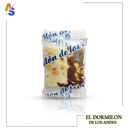 [7591000000083] Turrón (Blanco y Chocolate) con Maní Dulceria El Dormilón de los Andes