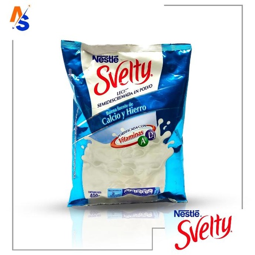 [7591016203606] Leche Semidescremada en Polvo (Svelty) Nestlé 400 gr