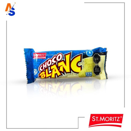 [7591720031847] Chocolate Blanco (Choco Blanc) St. Moritz 32 gr