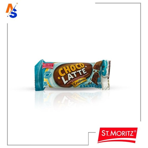 [7591720031632] Chocolate con Leche con Trozos de Galleta (Choco Latte) St. Moritz 32 gr