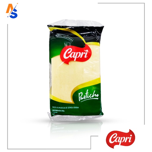 [7591151274509] Pasta Especialidades (Pasticho) Capri 250 gr