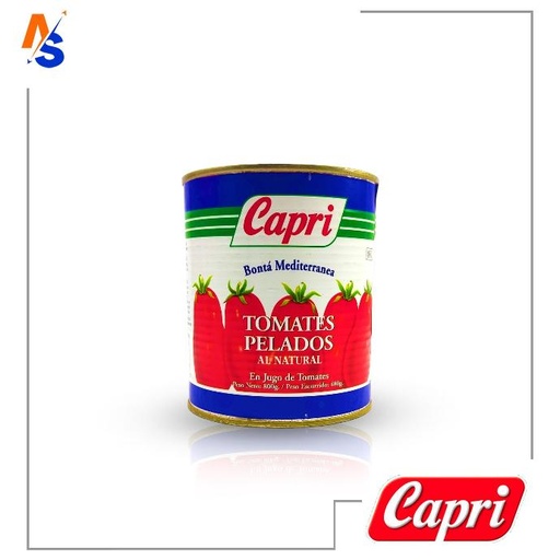 [7591151150018] Tomates Pelados al Natural (Bondad Mediterránea) Capri 800 gr