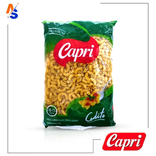 [7591151042177] Pasta Premium (Codito) Capri 1 Kg