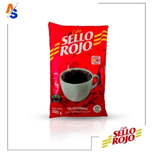 [7702032252190] Café Tostado y Molido Sabor (Tradicional) Sello Rojo 250 gr